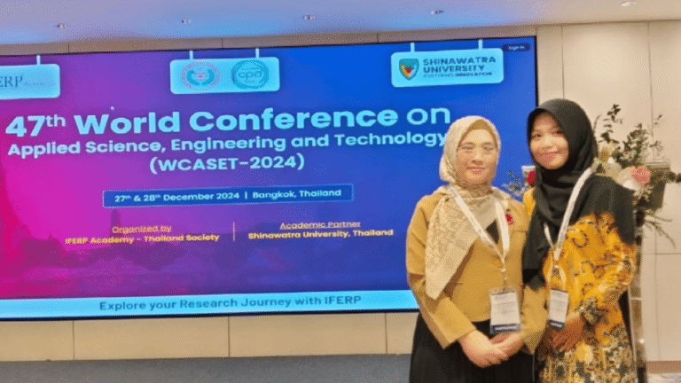 Mahasiswa S2 Pendidikan IPA Universitas Bengkulu Tampil sebagai Presenter pada Konferensi Internasional di Thailand​